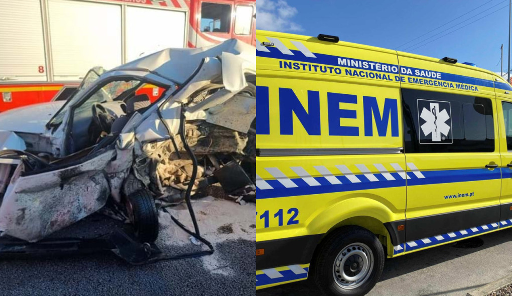 Dois mortos e um ferido grave em acidente brutal em Gaia