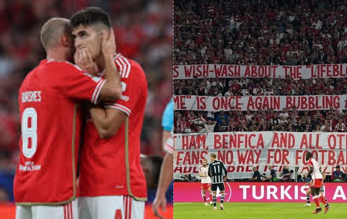 Adeptos do Bayern defendem Benfica em ataque à UEFA 