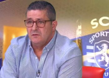 Fernando Mendes chora em direto ao ver Sporting campeão