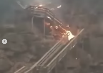 Passadiços do Paiva em chamas: imagens são devastadoras