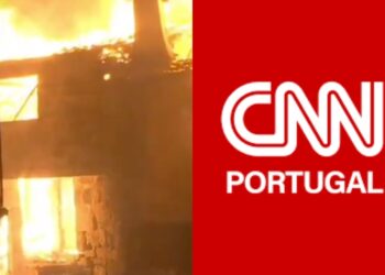 Equipa da CNN quase perde a vida em direto em explosão