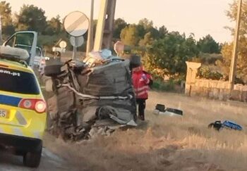 Horror: Dois mortos em novo acidente na estrada onde morreu piloto da TAP e amigos