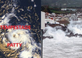 Tempestade Patty atinge Portugal esta segunda-feira