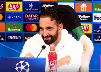 Rúben Amorim desafiado para falar em inglês e resposta está a intrigar