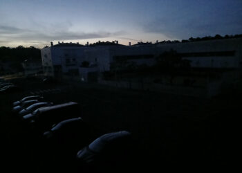 A imagem assustadora do apagão em Portugal