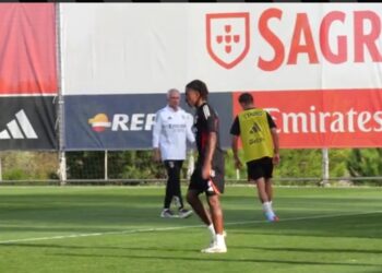 As imagens do primeiro treino de José Mourinho no Benfica