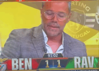 Reação de Calado ao golo do Rio Ave está a dar que falar