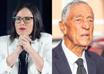 Joana Marques goza com Marcelo Rebelo de Sousa