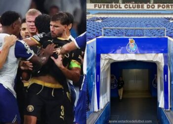 Ingleses revelam confusão no túnel do Dragão